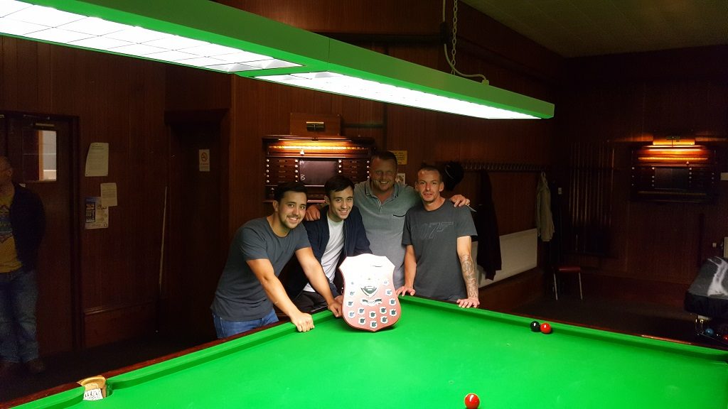 Anthony Green, Gareth Green, Paul Ascough and Danny Wilkins