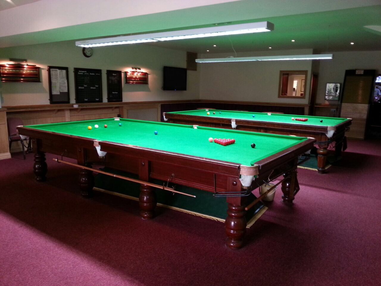 Cuesport Lighting Transforms Snooker Rooms BSAcuesports